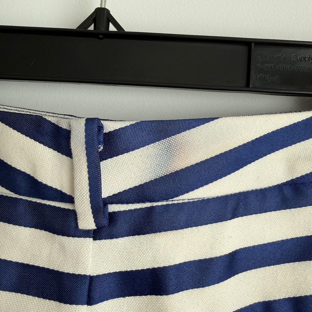 Blue & white striped shorts - Picture 5 of 5